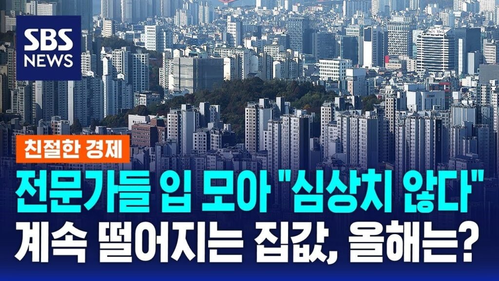 전국 집값 하락에 따른 올해 부동산 시장 전망