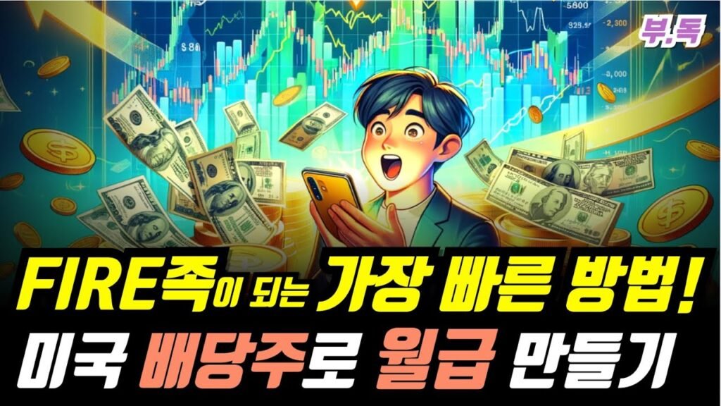 FIRE족이 되는 가장 빠른 방법: 미국 배당주로 월급 만들기