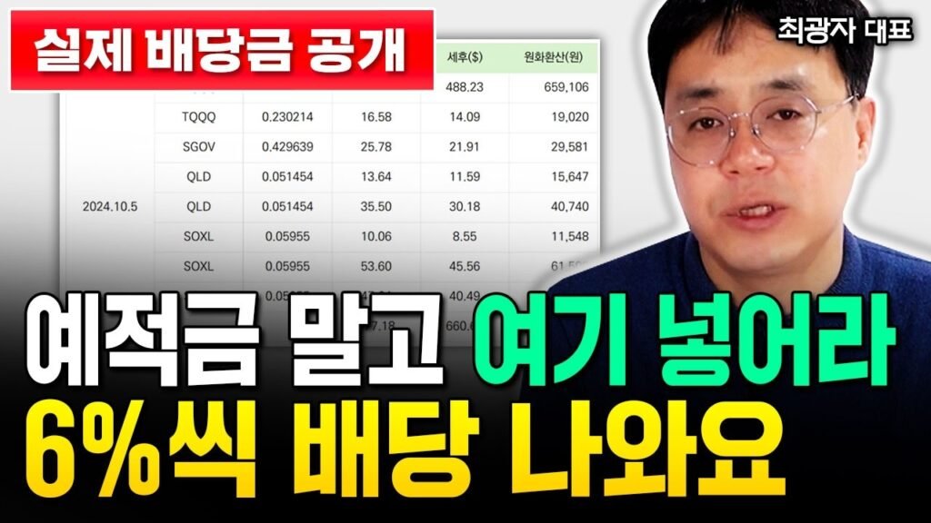 SCHD 사지마세요, 월배당ETF로 평생 놀고 먹는 비법