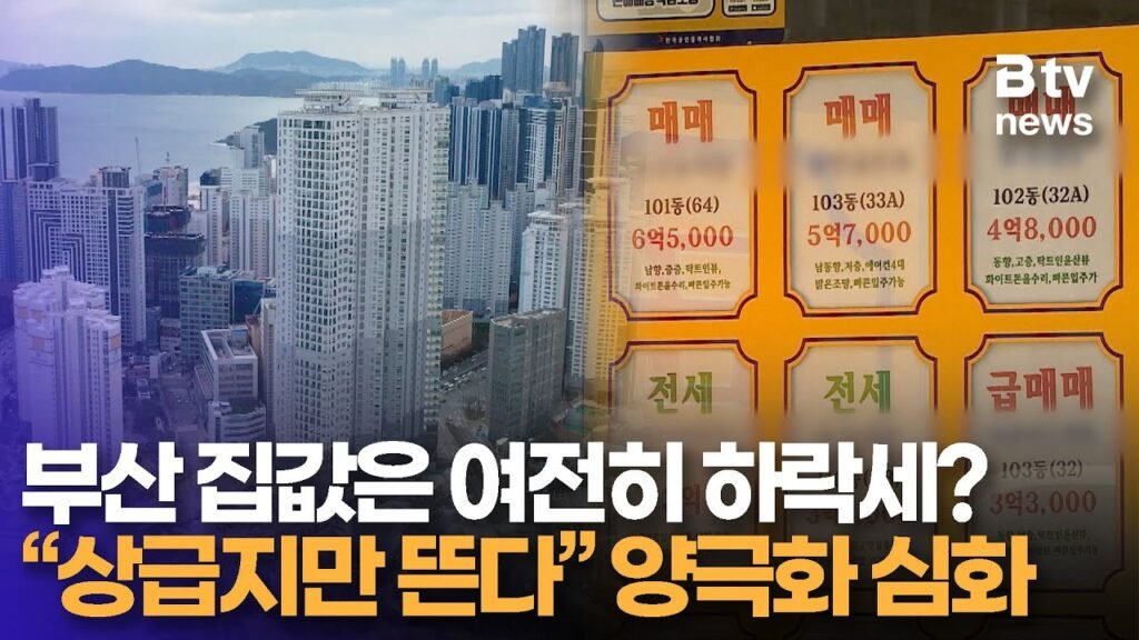 부산 아파트 분양 시장 현황과 전망