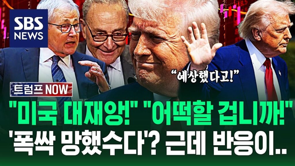 미국 주식시장 대폭락, 트럼프 예상됐던 것