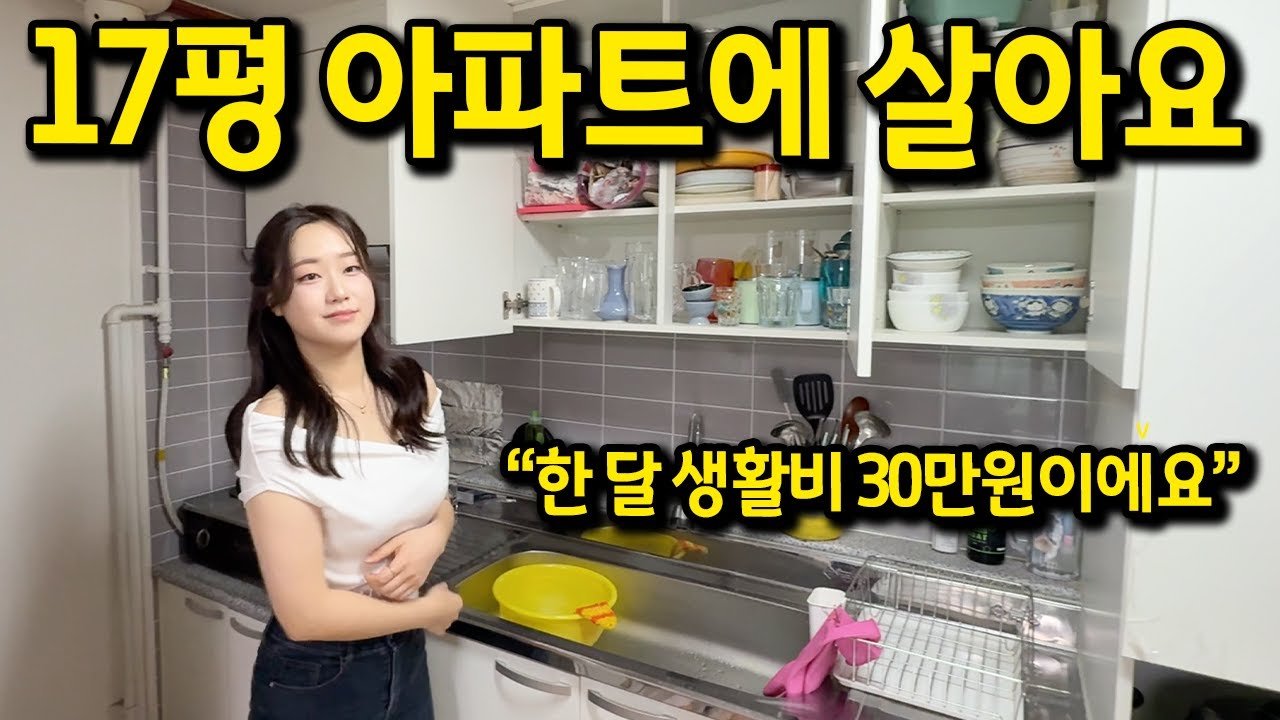 가성비 좋은 17평 아파트 자취 생활